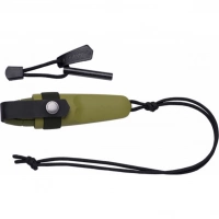 Нож Morakniv Eldris + огниво , цвет зеленый купить в Новосибирске