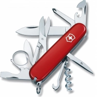 Нож перочинный Victorinox Explorer, сталь X55CrMo14, рукоять Cellidor®, красный купить в Новосибирске