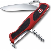 Нож перочинный Victorinox RangerGrip 63, сталь X55CrMo14, рукоять полиамид, красно-чёрный купить в Новосибирске