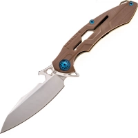 Нож складной Rikeknife M3 Brown, сталь 154CM, рукоять титан/G10 купить в Новосибирске