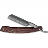 Опасная бритва Boker Damascus Curly Birch 6/8, сталь дамаск, рукоять коричневая береза купить в Новосибирске