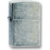 Зажигалка ZIPPO Antique Silver Plate, латунь с покрытием ™Plate, серебристый, матовая, 36х12×56 мм купить в Новосибирске