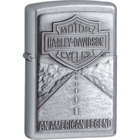 Зажигалка ZIPPO Harley-Davidson® Легенда, с покрытием Street Chrome™ купить в Новосибирске